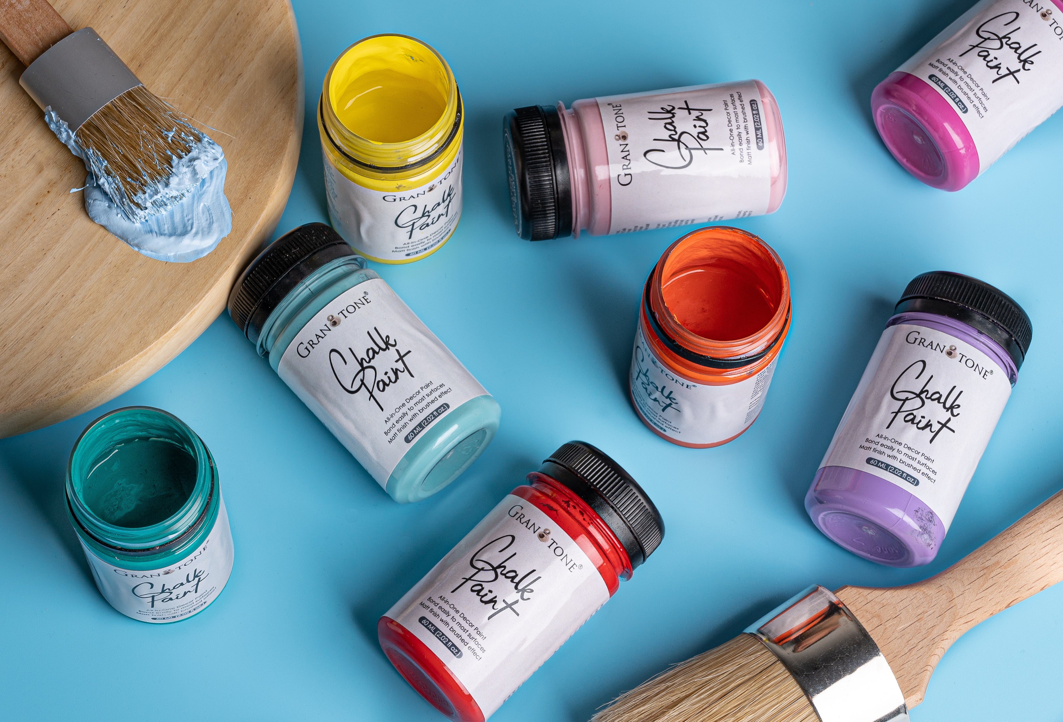 Matte Finish Chalk Paints by Granotone