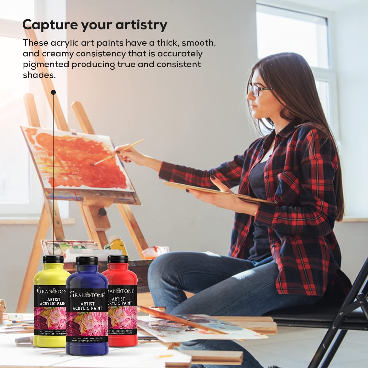 Granotone Acrylic Colour, 500 ml