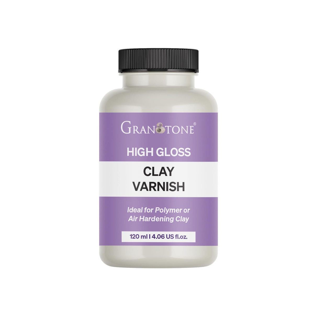 GRANOTONE Clay Varnish Gloss Water Based Clear Protective Finish for Air Dry Polymer Glaze Effect Craft Items Made in India