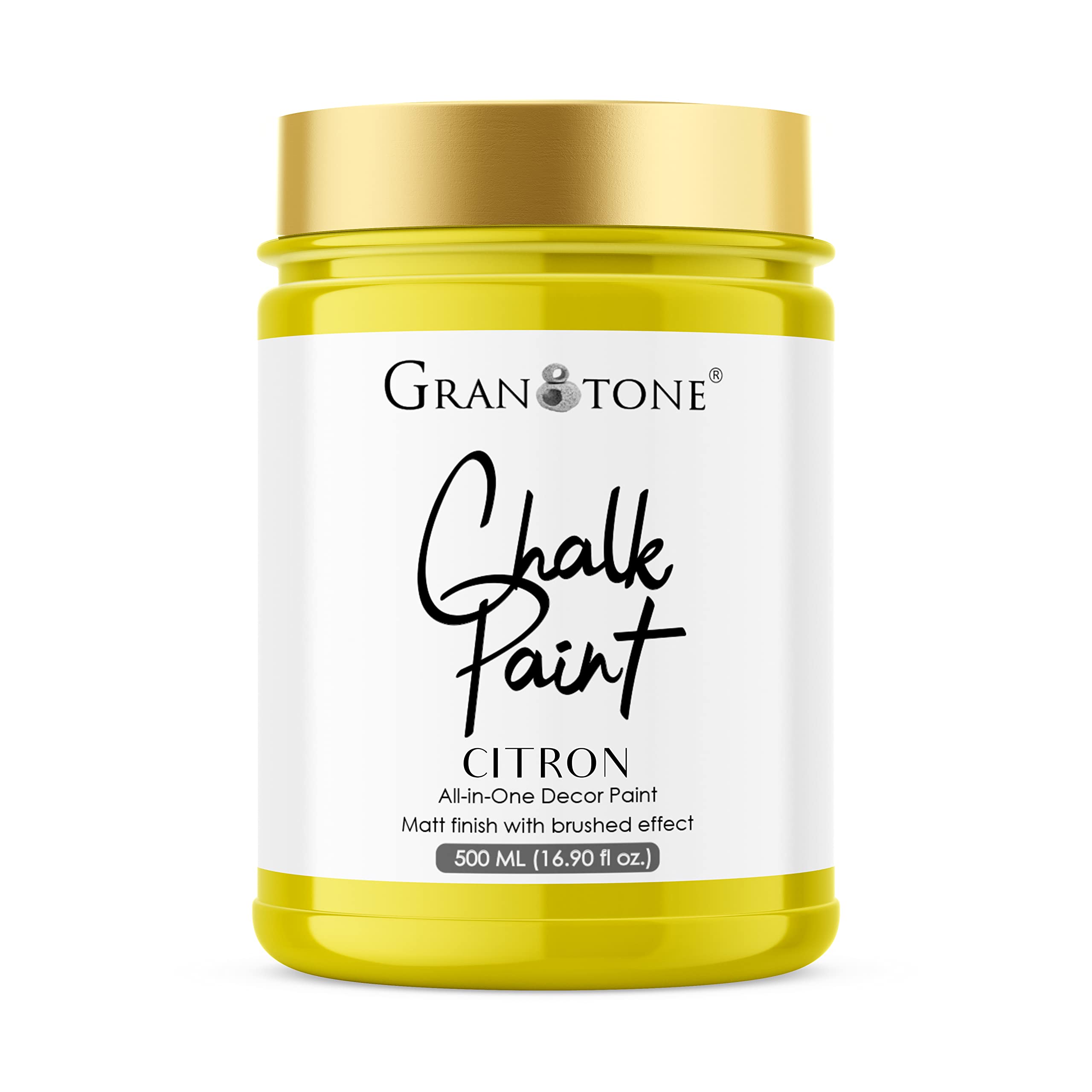 GRANOTONE Chalk Paint for Furniture, Home Decor, Crafts - Eco-Friendly - All-in-One - No Wax Needed.