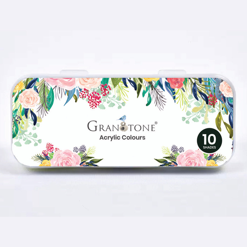 GRANOTONE Artist's Acrylic Paint Set 15 ml, 10 colors