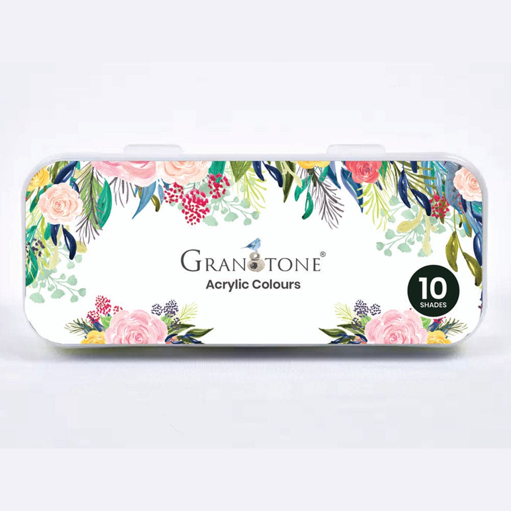 GRANOTONE Artist's Acrylic Paint Set 15 ml, 10 colors