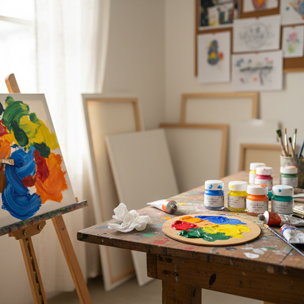 GRANOTONE Artist's Acrylic Paint Set 15 ml, 10 colors