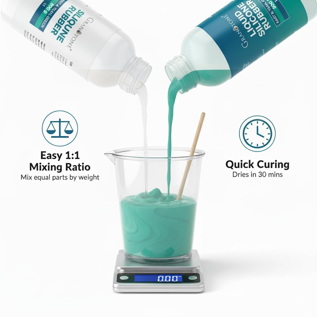 Granotone Liquid Silicone Rubber for Mould Making | 1:1 Mix