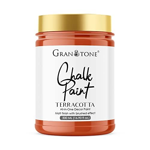 GRANOTONE Chalk Paint for Furniture, Home Decor, Crafts - Eco-Friendly - All-in-One - No Wax Needed.