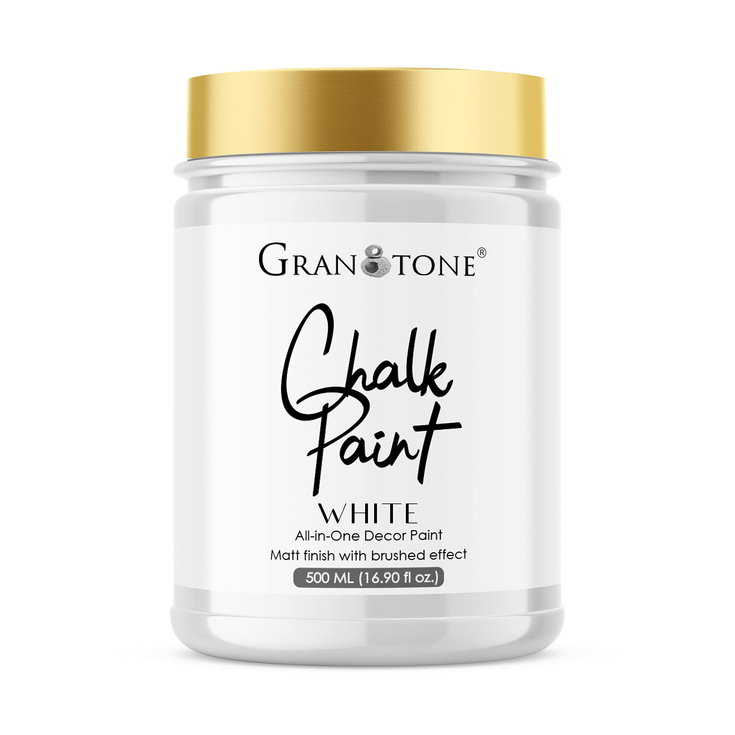 GRANOTONE Chalk Paint for Furniture, Home Decor, Crafts - Eco-Friendly - All-in-One - No Wax Needed.