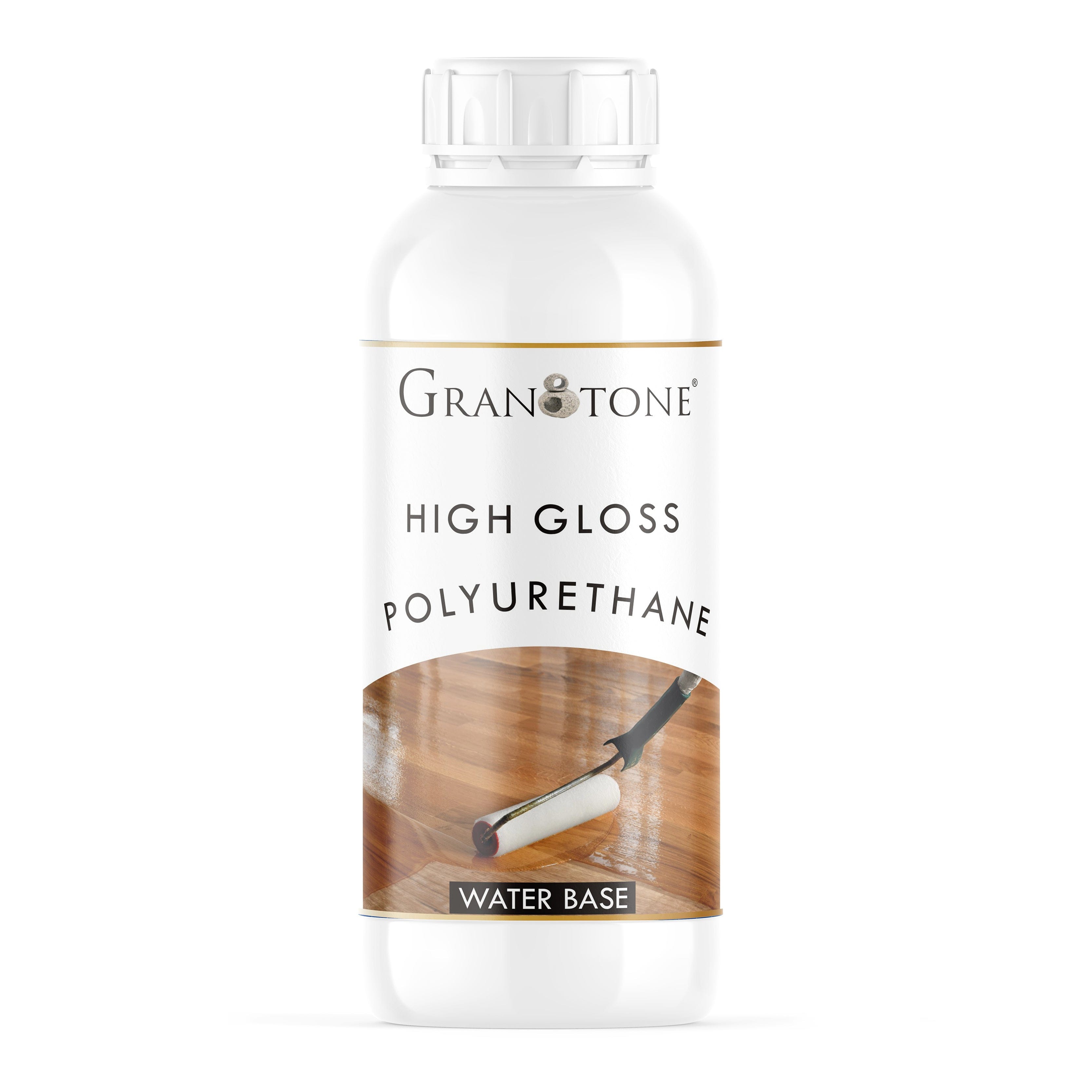 Water Base Crystal Clear Polyurethane Wood Varnish for Interior, Exterior and Resin Art - Glossy (500 ml) - Granotone