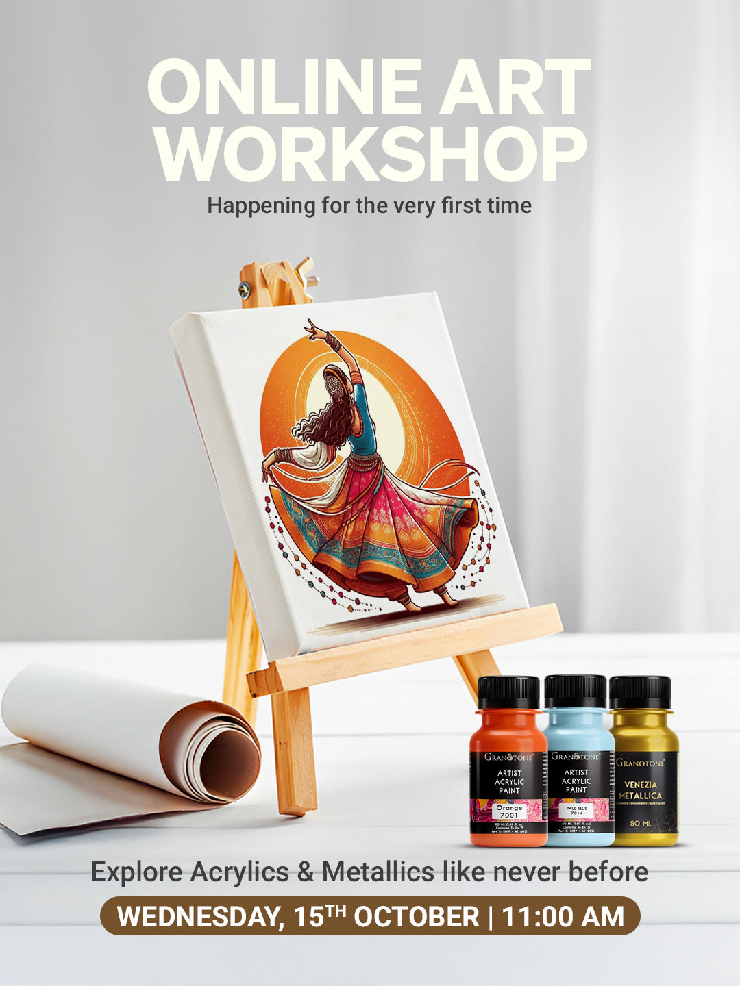 Free Online Art Workshop with Ms. Haarisha – 15th October