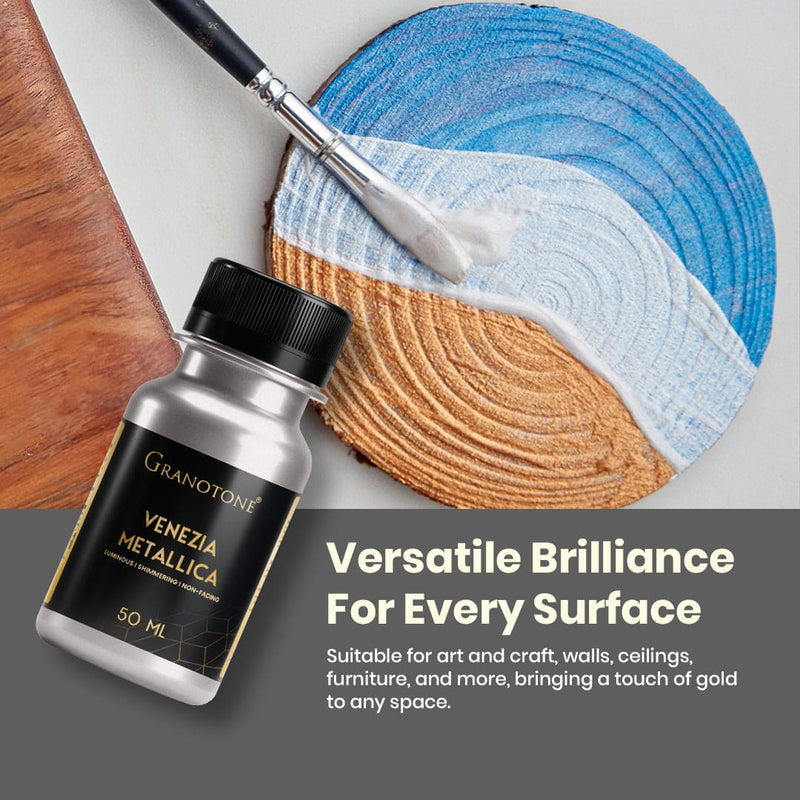 Acrylic Venezia Metallic - 50 ml (Silver)