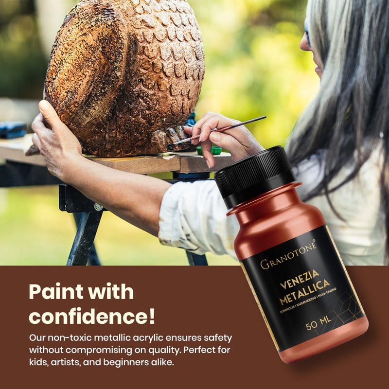 Acrylic Venezia Metallic - 50 ml (Copper)