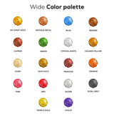Acrylic Venezia Metallic - 200 ml (Orange)