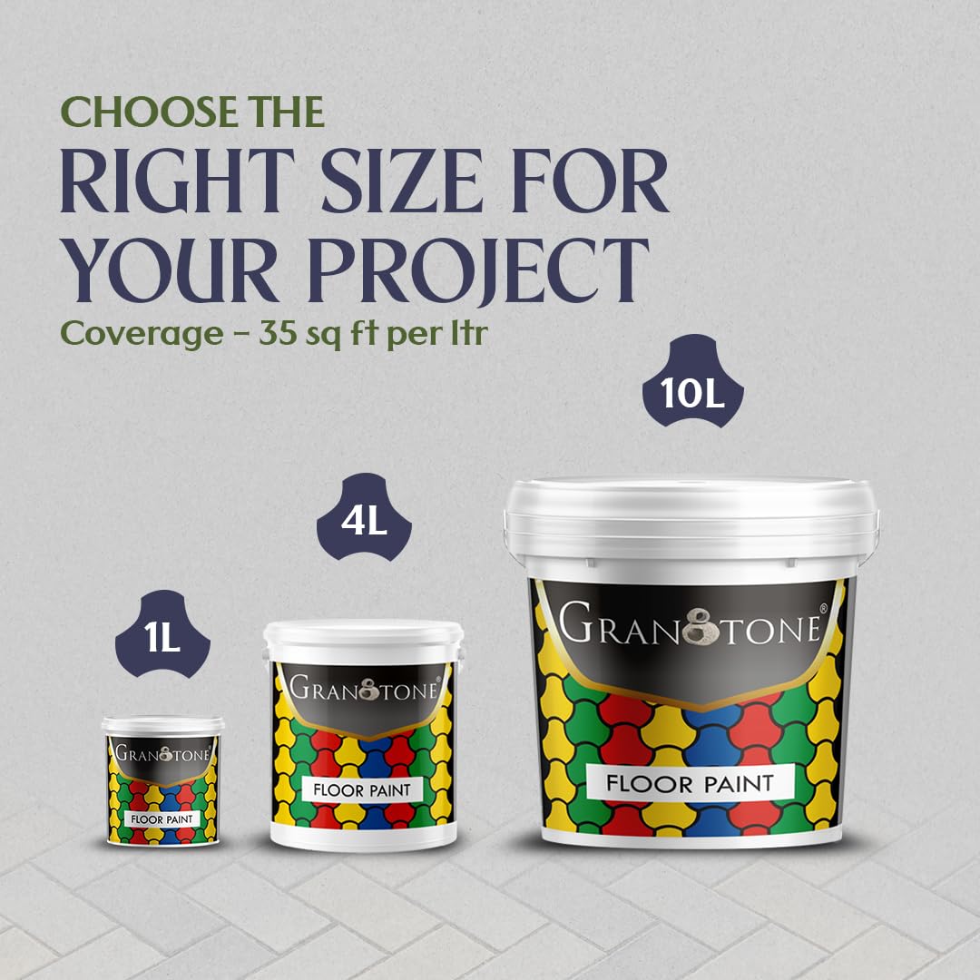 GRANOTONE Floor Paint (Jet Black)