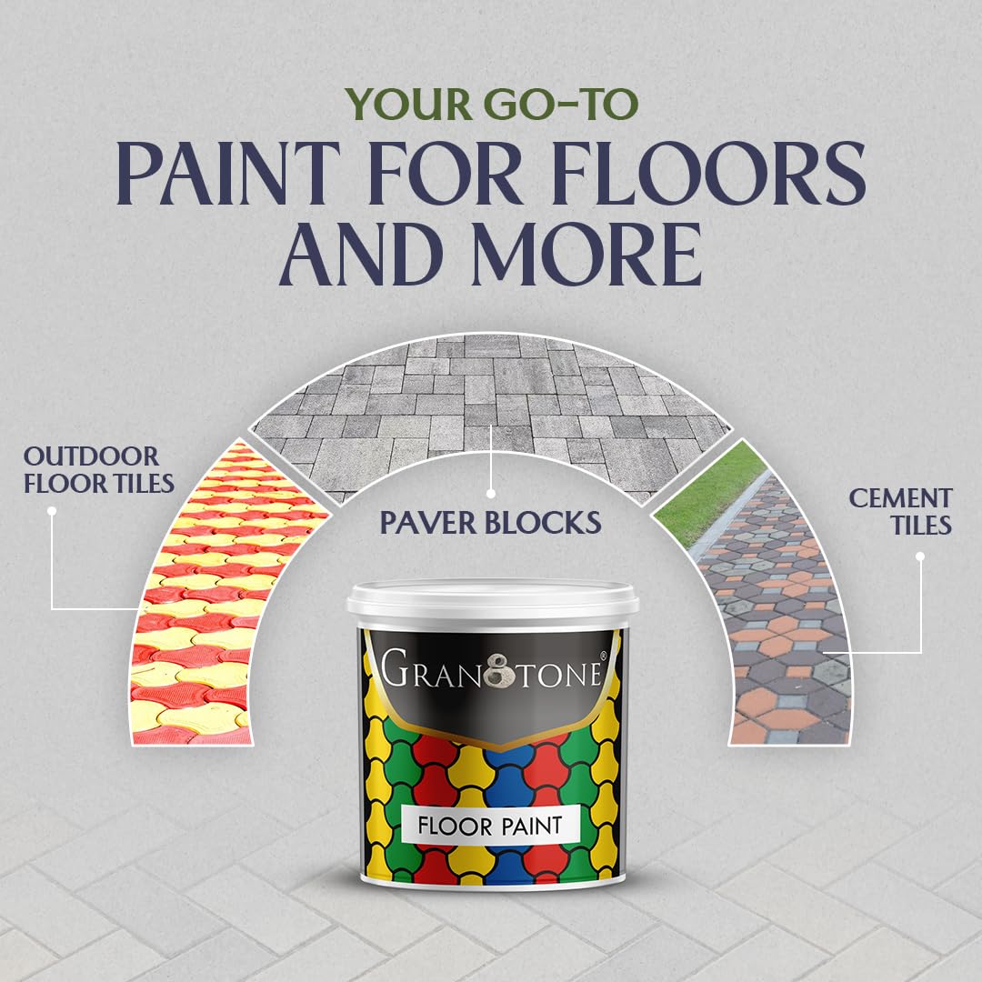 GRANOTONE Floor Paint (Jet Black)