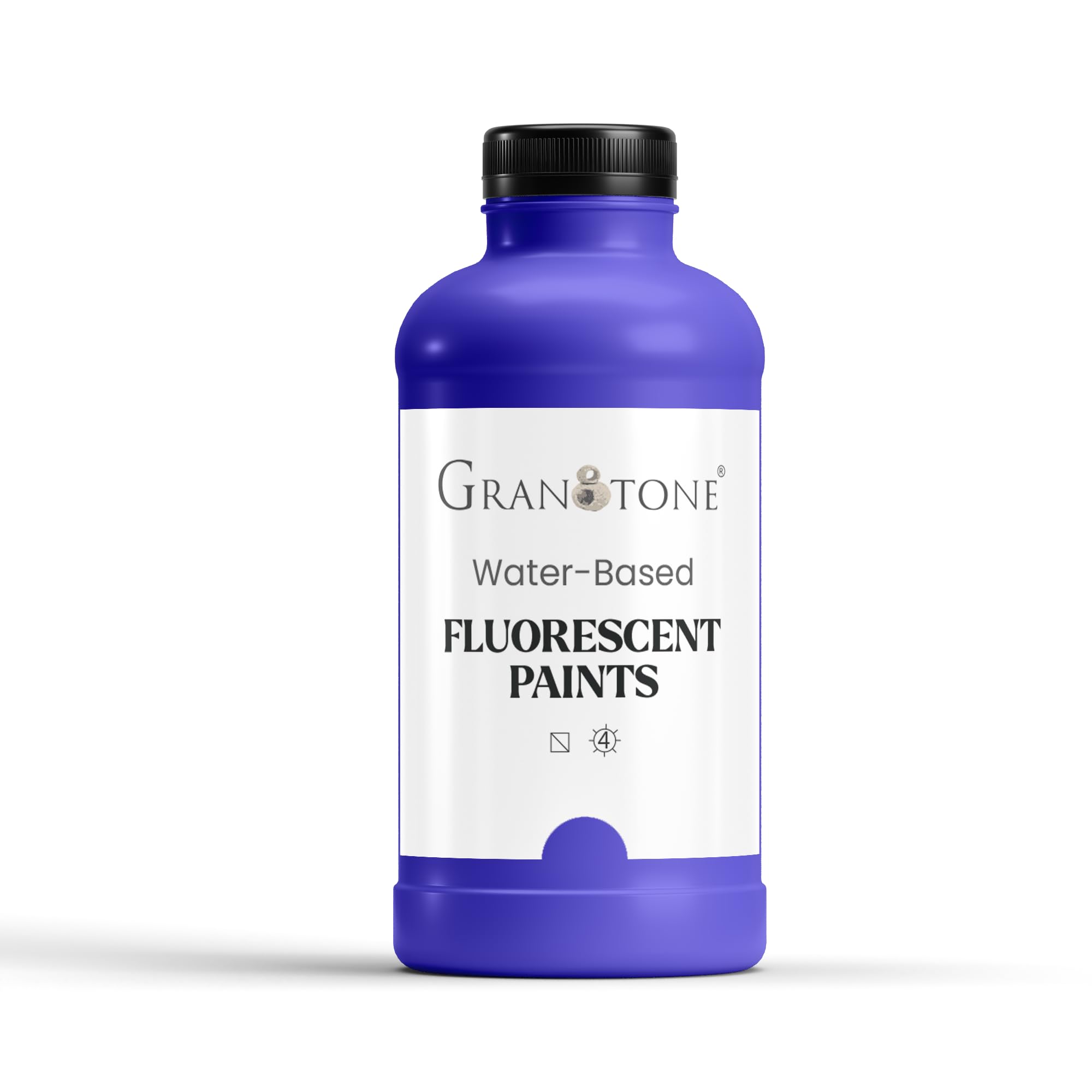 GRANOTONE Neon Fluorescent Colour, Art and Craft, DIY Paint, Rich Pigment, Non-Craking Paint for Canvas, Wood, Leather, Earthenware.