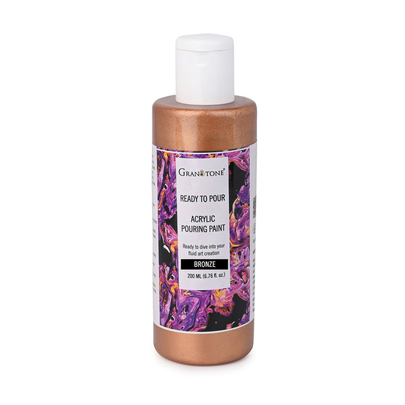 GRANOTONE Premium Metallic Acrylic Pouring Paint 200 ML