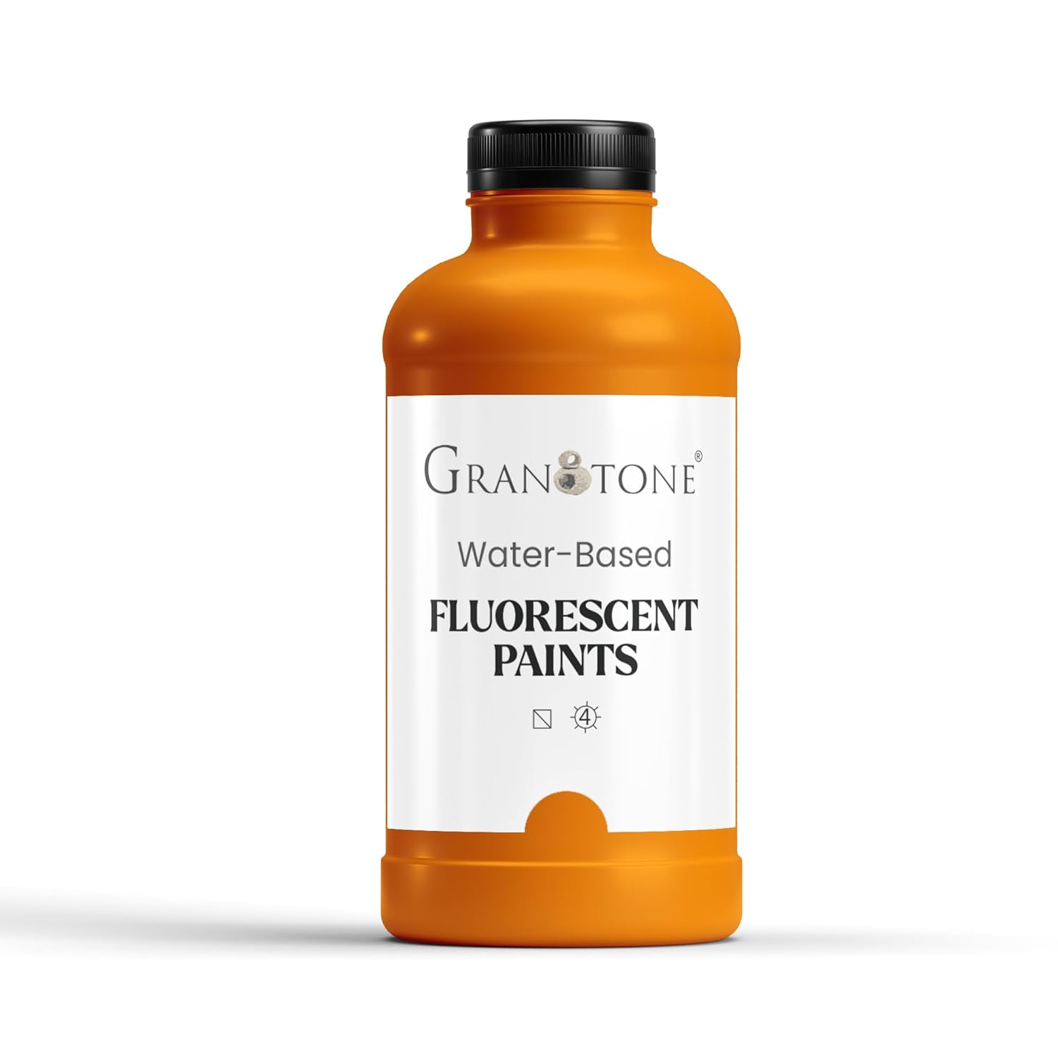 GRANOTONE Neon Fluorescent Colour, Art and Craft, DIY Paint, Rich Pigment, Non-Craking Paint for Canvas, Wood, Leather, Earthenware.