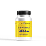 Acrylic Gesso (White) Water Base Non-Toxic Universal Gesso Primer to Apply as an Undercoat Before Painting for Extra Coverage