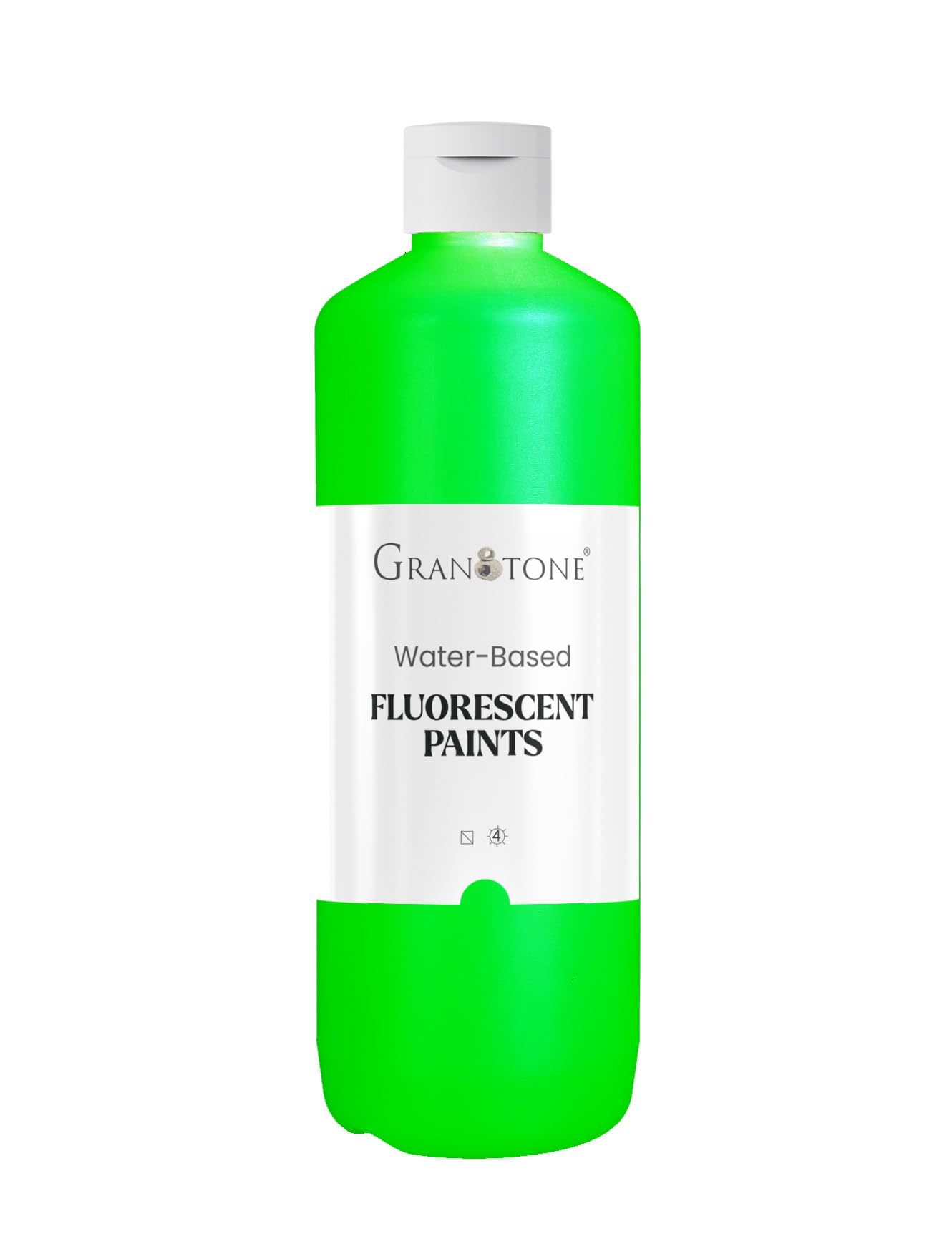 GRANOTONE Neon Fluorescent Colour, Art and Craft, DIY Paint, Rich Pigment, Non-Craking Paint for Canvas, Wood, Leather, Earthenware.