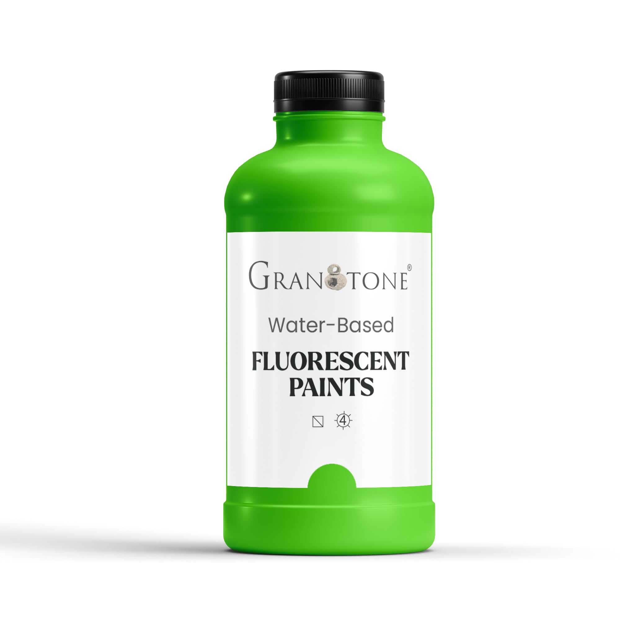 GRANOTONE Neon Fluorescent Colour, Art and Craft, DIY Paint, Rich Pigment, Non-Craking Paint for Canvas, Wood, Leather, Earthenware.
