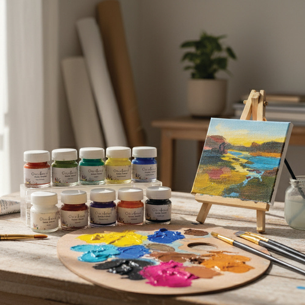 GRANOTONE Artist's Acrylic Paint Set 15 ml, 10 colors