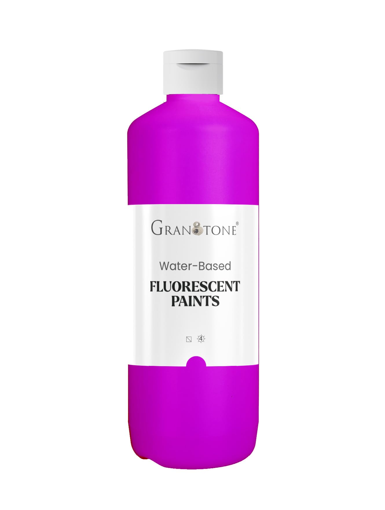 GRANOTONE Neon Fluorescent Colour, Art and Craft, DIY Paint, Rich Pigment, Non-Craking Paint for Canvas, Wood, Leather, Earthenware.