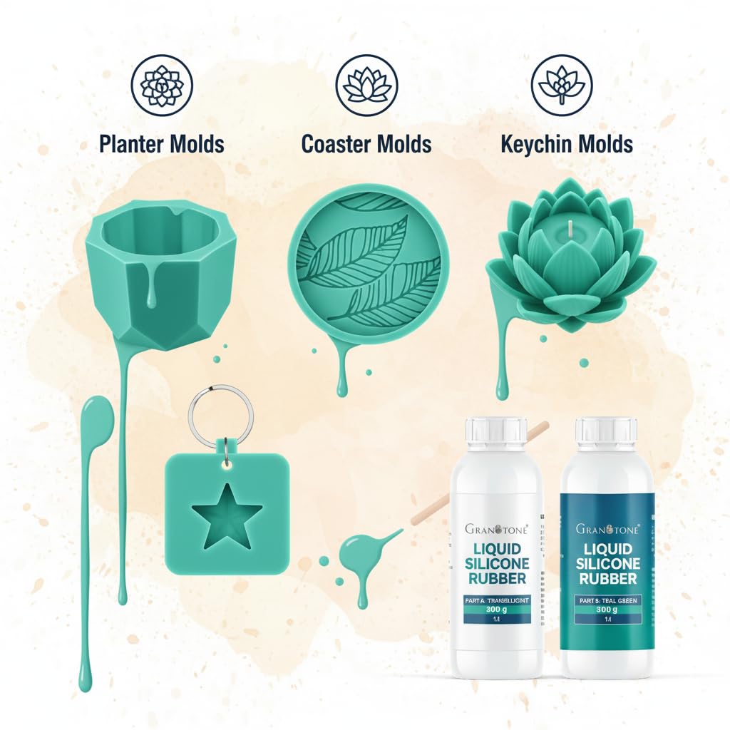 Granotone Liquid Silicone Rubber for Mould Making | 1:1 Mix