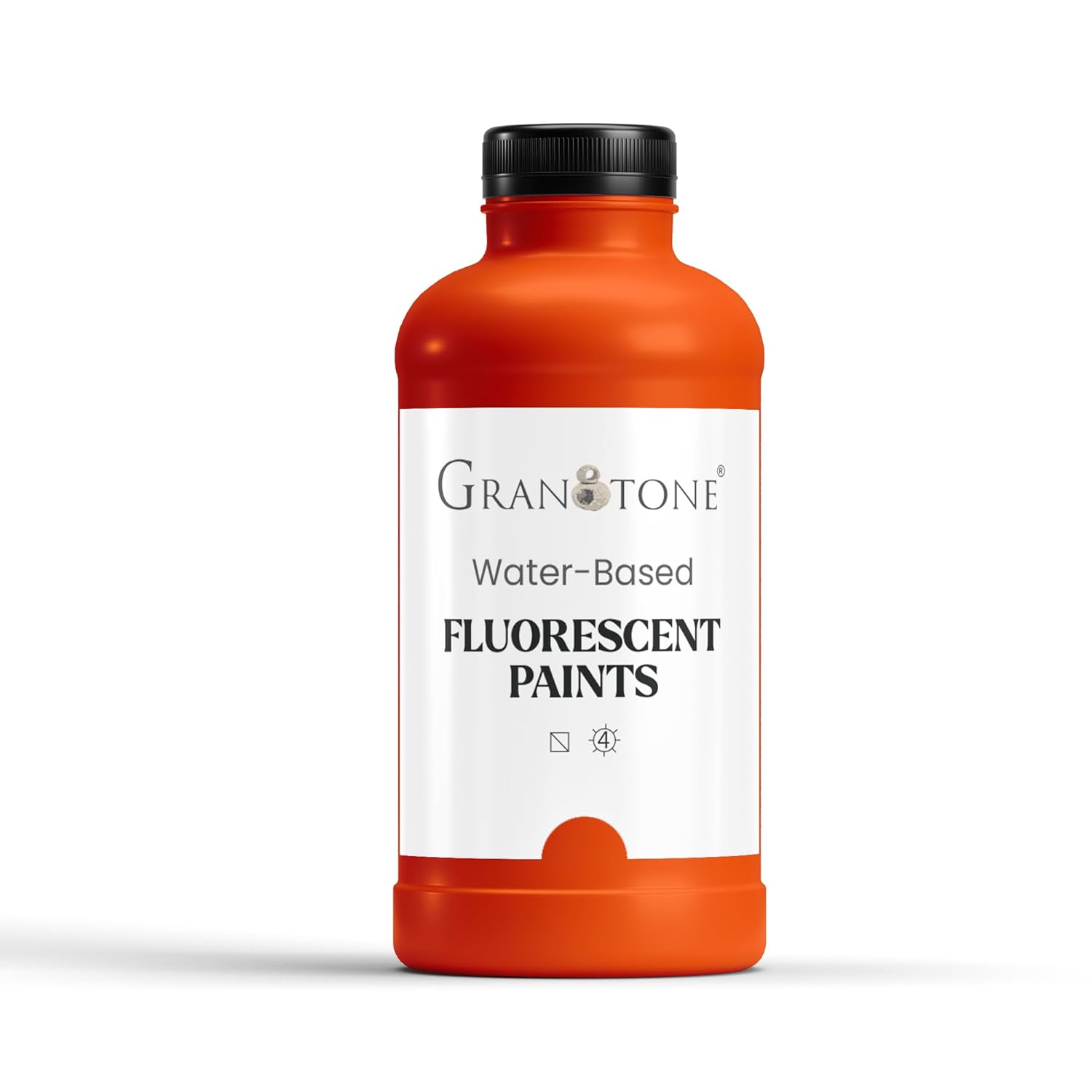 GRANOTONE Neon Fluorescent Colour, Art and Craft, DIY Paint, Rich Pigment, Non-Craking Paint for Canvas, Wood, Leather, Earthenware.