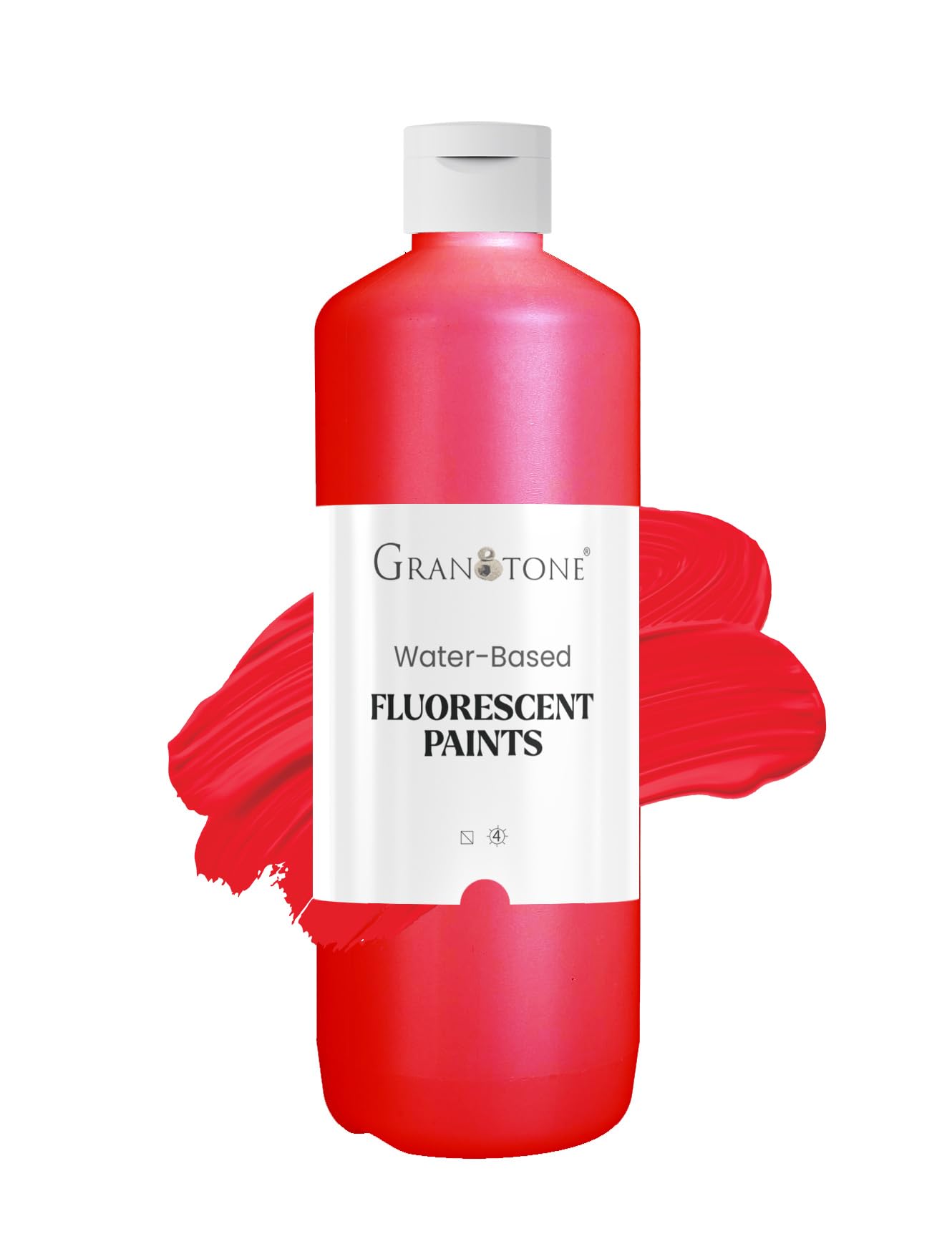GRANOTONE Neon Fluorescent Colour, Art and Craft, DIY Paint, Rich Pigment, Non-Craking Paint for Canvas, Wood, Leather, Earthenware.