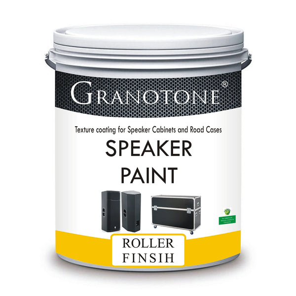 GRANOTONE Roller Grade Speaker Cabinet Texture Coating Paint { Black } 800 gm