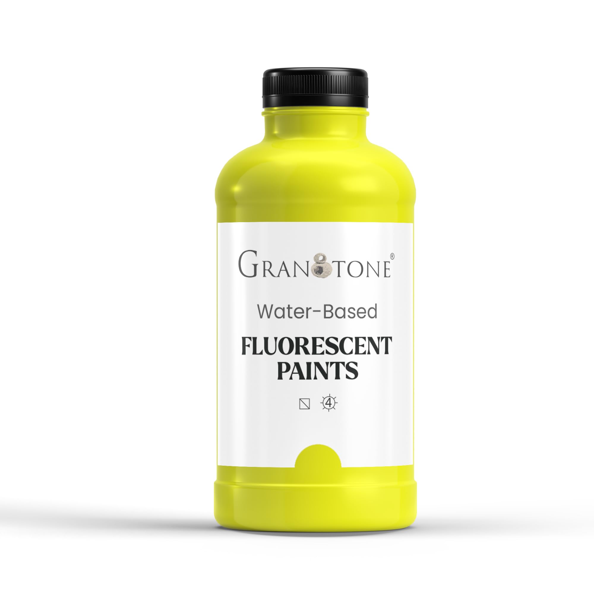 GRANOTONE Neon Fluorescent Colour, Art and Craft, DIY Paint, Rich Pigment, Non-Craking Paint for Canvas, Wood, Leather, Earthenware.