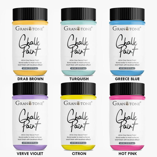 Bohemian Jewels Chalk Paints Set (Set of - 6 Colors) 60ml Each