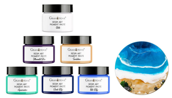 Art Resin Epoxy Pigment Paste Ocean Effect Kit - (Set of 6)