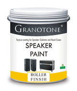 GRANOTONE Roller Grade Speaker Cabinet Texture Coating Paint { Black } 800 gm - Granotone
