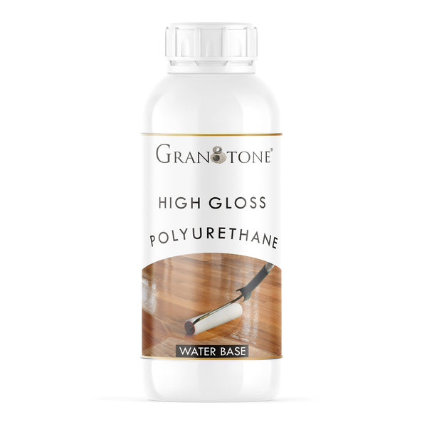 Water Base Crystal Clear Polyurethane Wood Varnish for Interior, Exterior and Resin Art - Glossy (500 ml) - Granotone